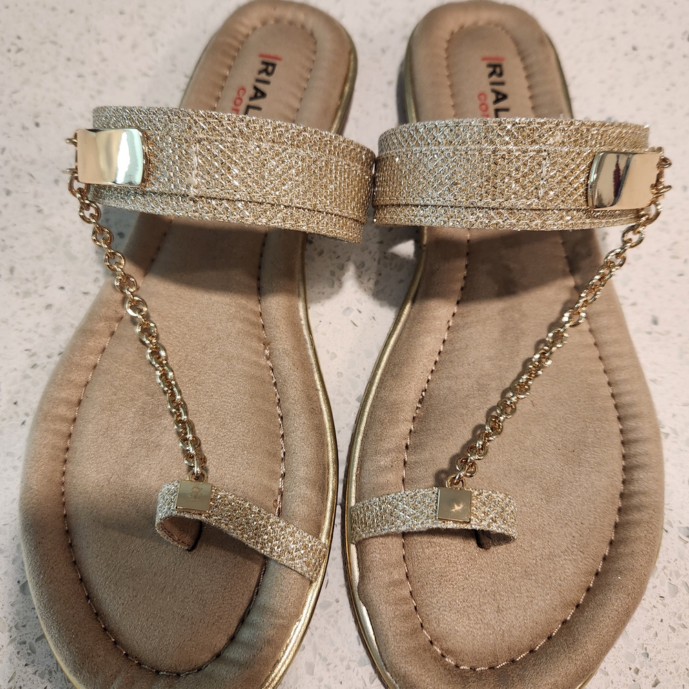 Rialto Gold Women's Sandals
